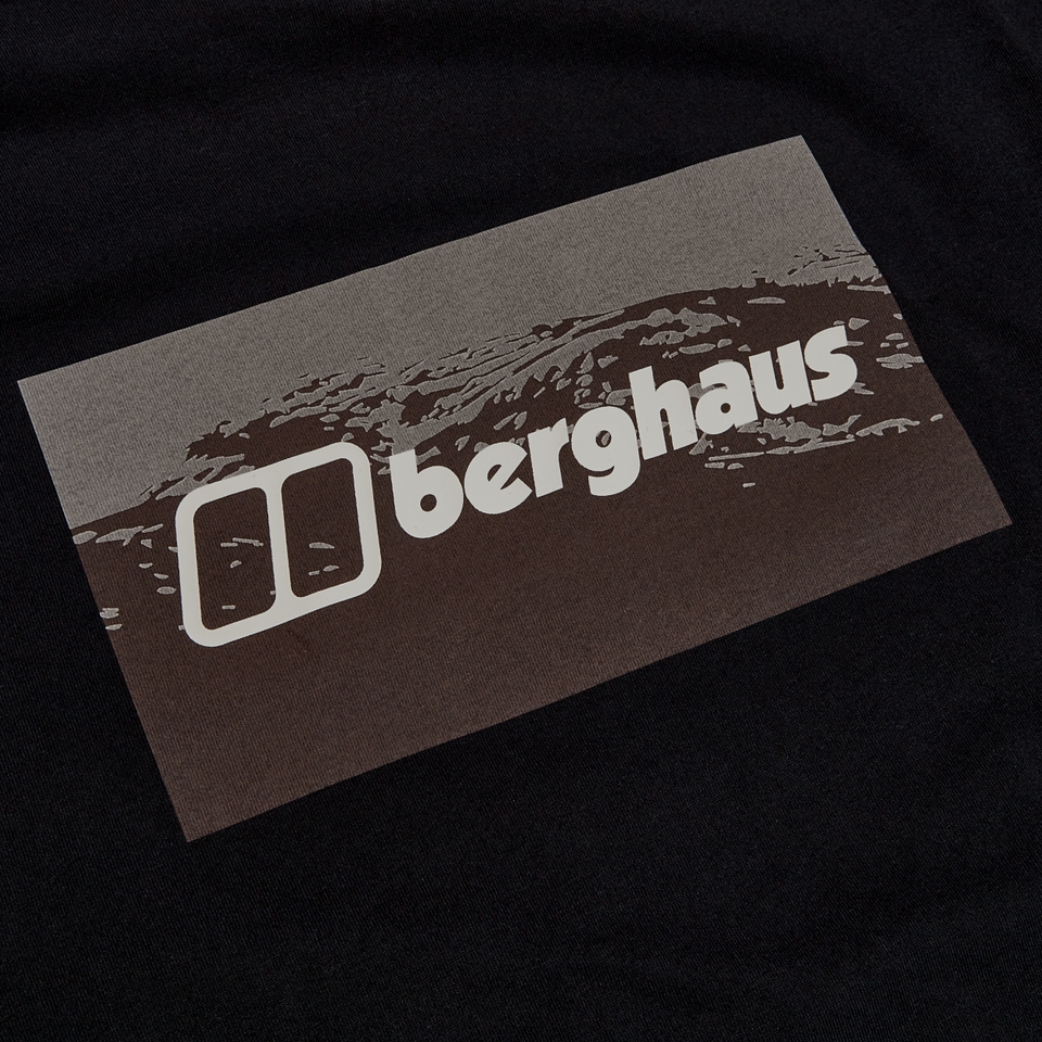 Cheviot Box Logo Herren-T-Shirt - Schwarz
