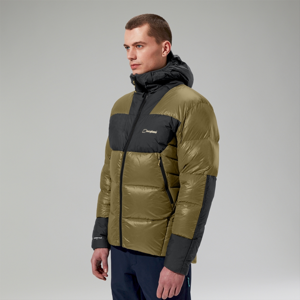 Men's URB Arkos Reflect Down Insulated Jacket - Green/Black