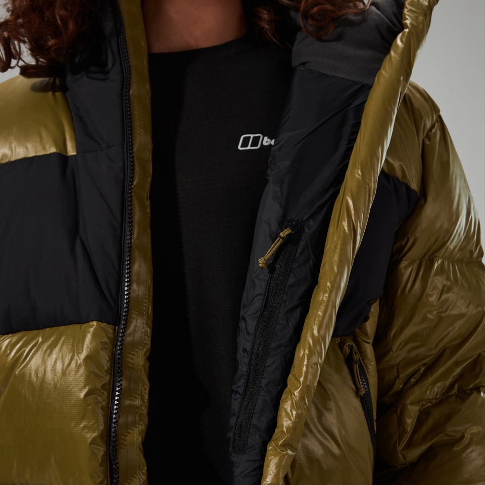 Men's URB Arkos Reflect Down Insulated Jacket - Green/Black
