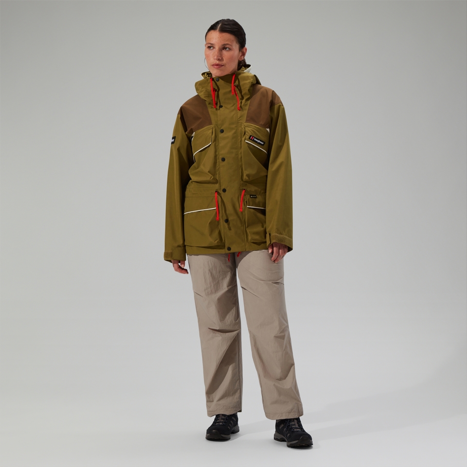 Unisex Trango Gore-Tex Waterproof Jacket - Green/Brown