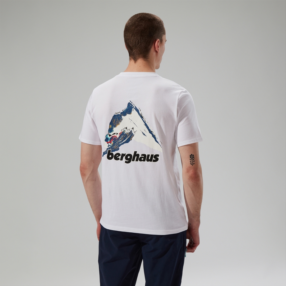 Mountain Art Herren-T-Shirt - Weiß