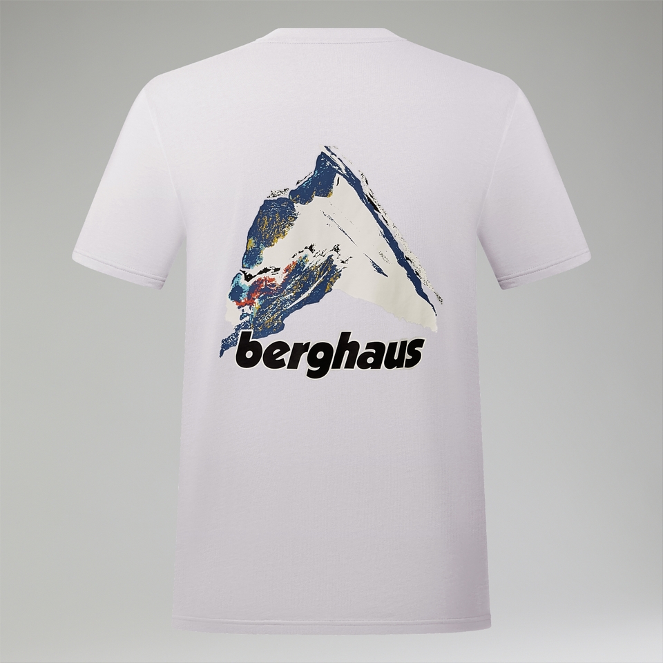 Mountain Art Herren-T-Shirt - Weiß