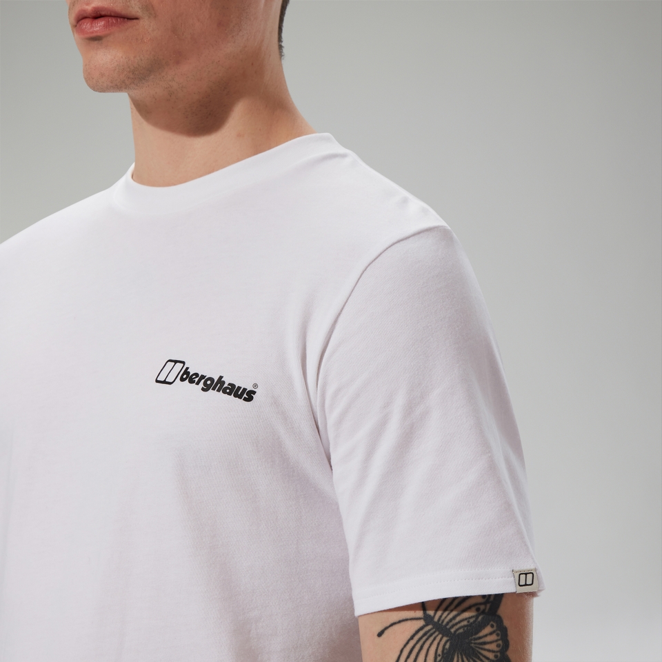 Mountain Art Herren-T-Shirt - Weiß