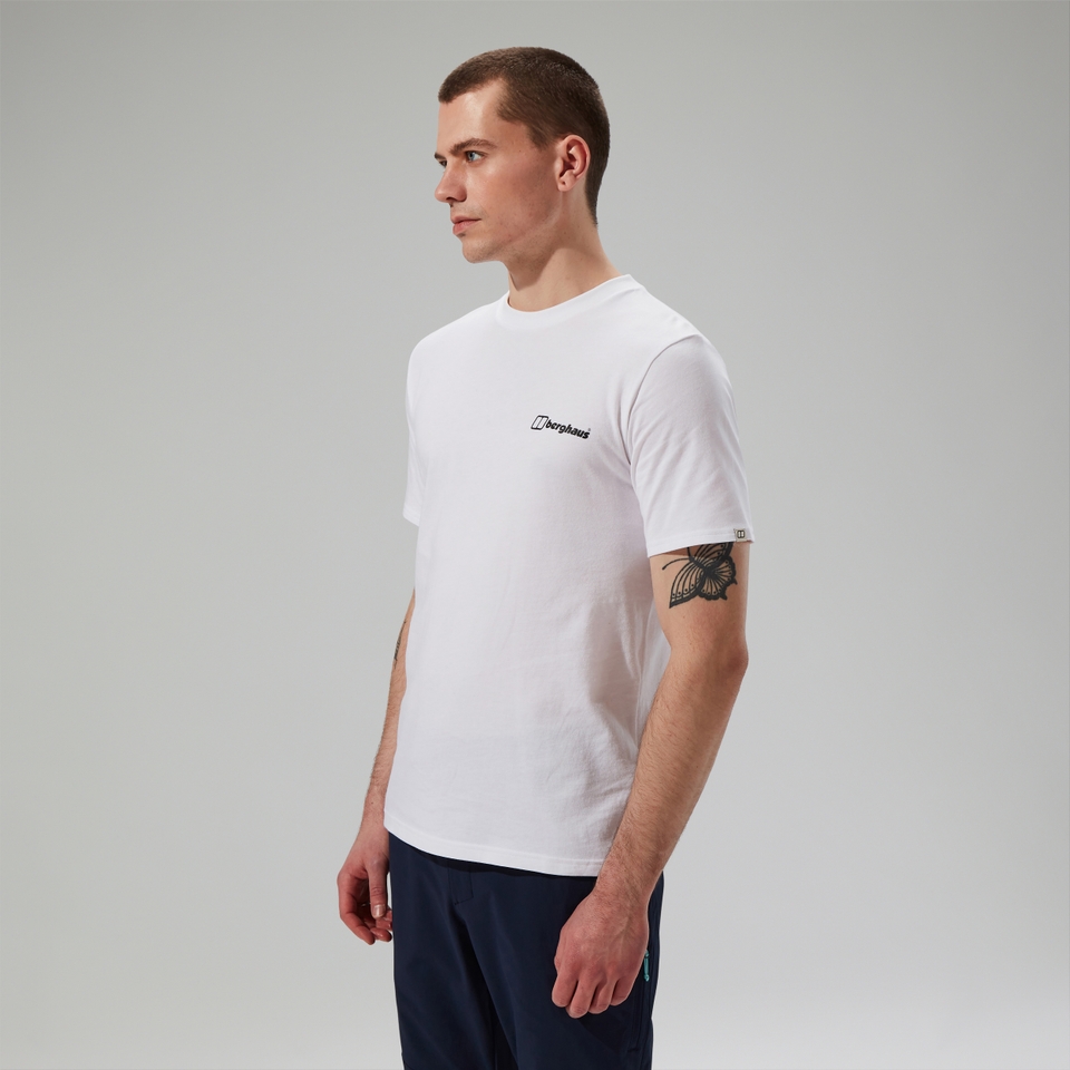 Mountain Art Herren-T-Shirt - Weiß