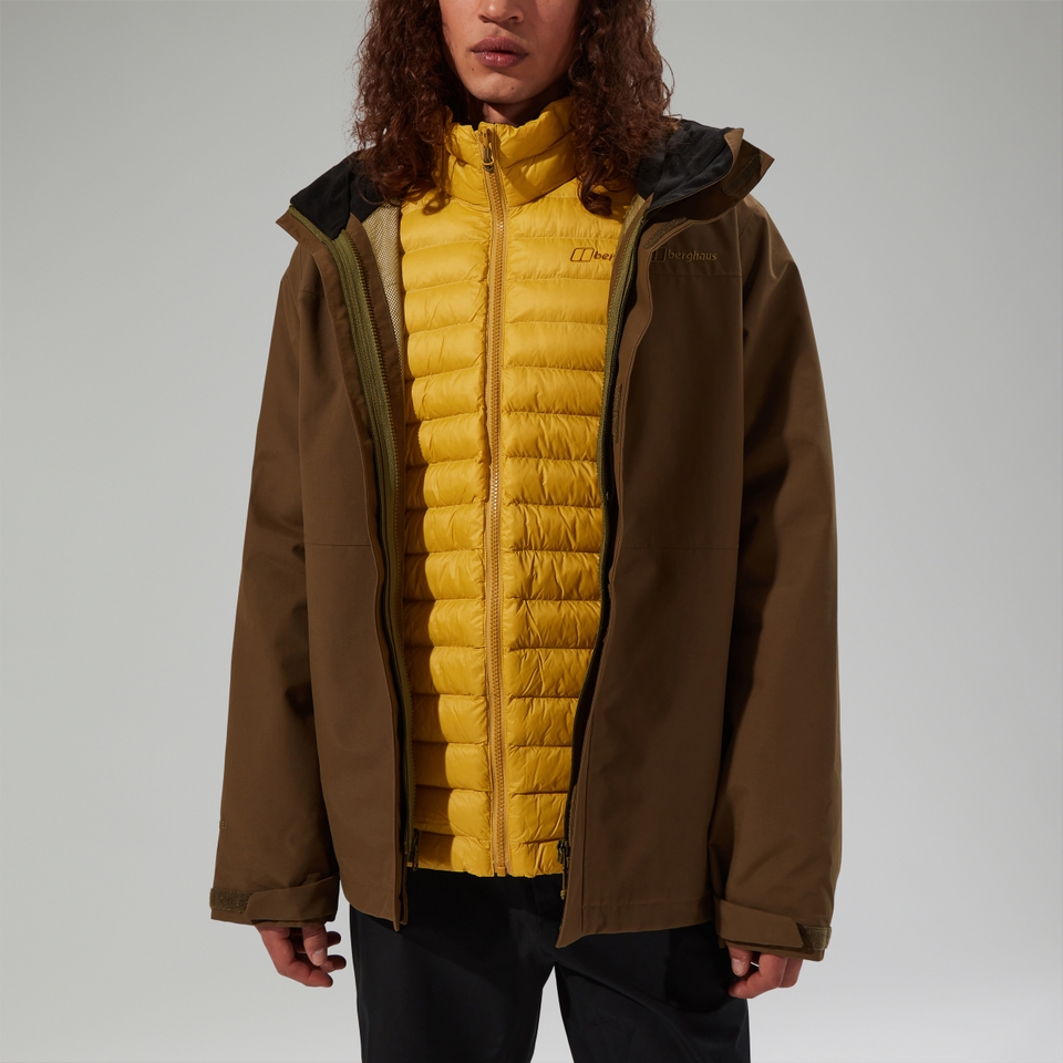 Men's Hillwalker 2.0 Gemini Waterproof 3in1 Jacket - Brown