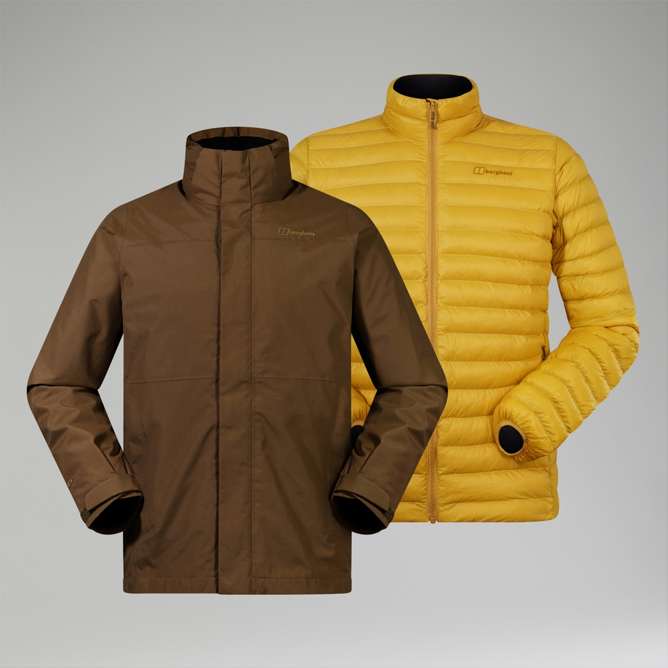 Men's Hillwalker 2.0 Gemini Waterproof 3in1 Jacket - Brown