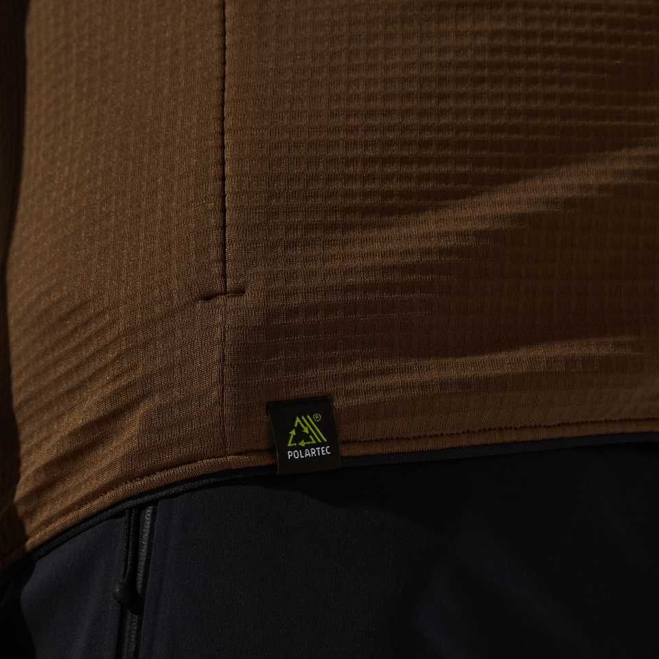 Men's Ridge-Hiker Hooded Jacket - Brown/Black