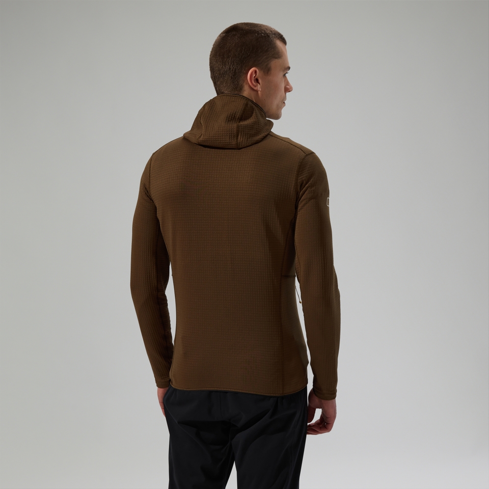 Men's Ridge-Hiker Hooded Jacket - Brown/Black