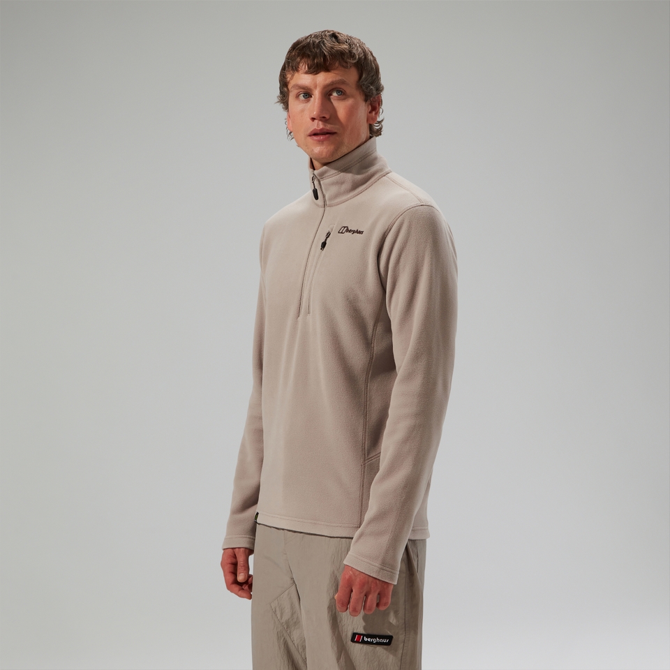 Men's Prism Micro Half Zip Polartec Fleece - Grey