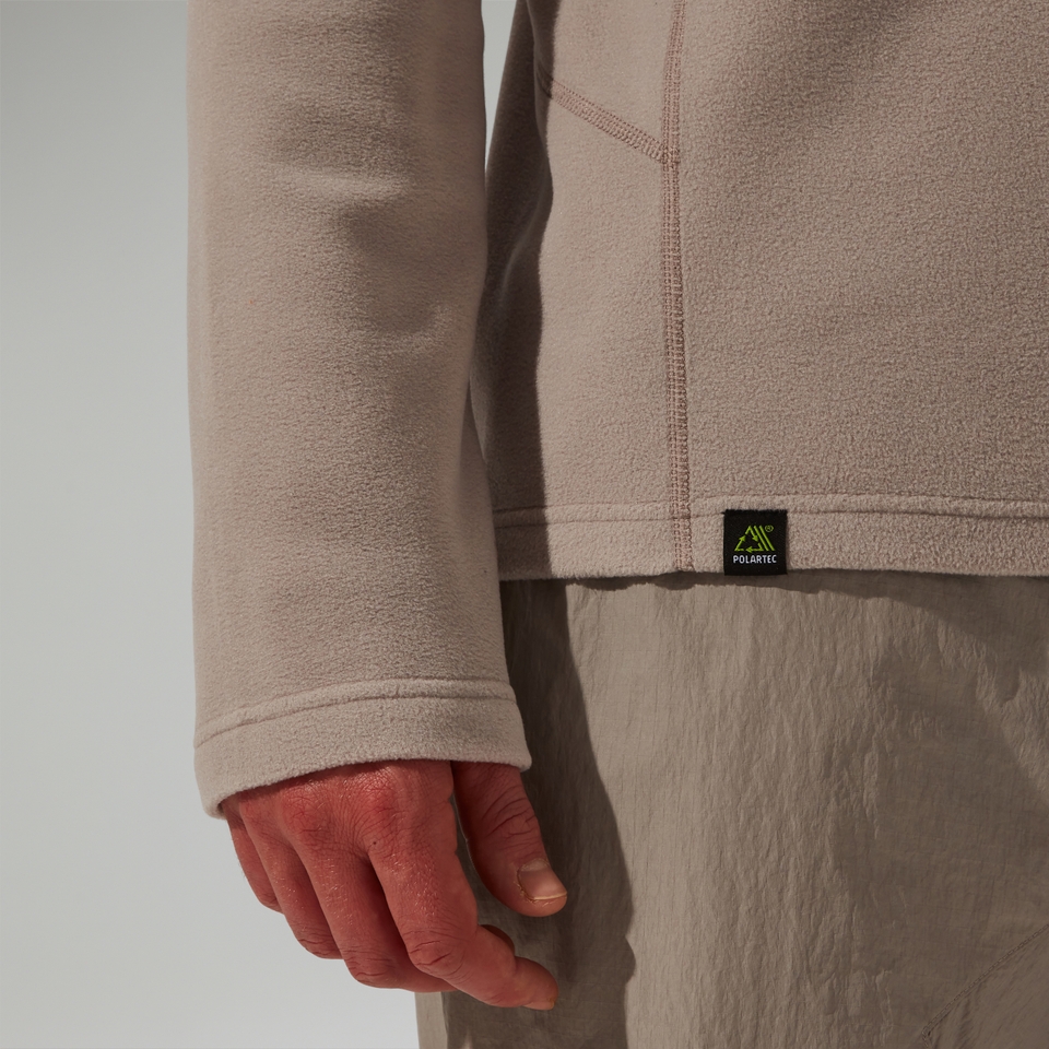 Men's Prism Micro Half Zip Polartec Fleece - Grey
