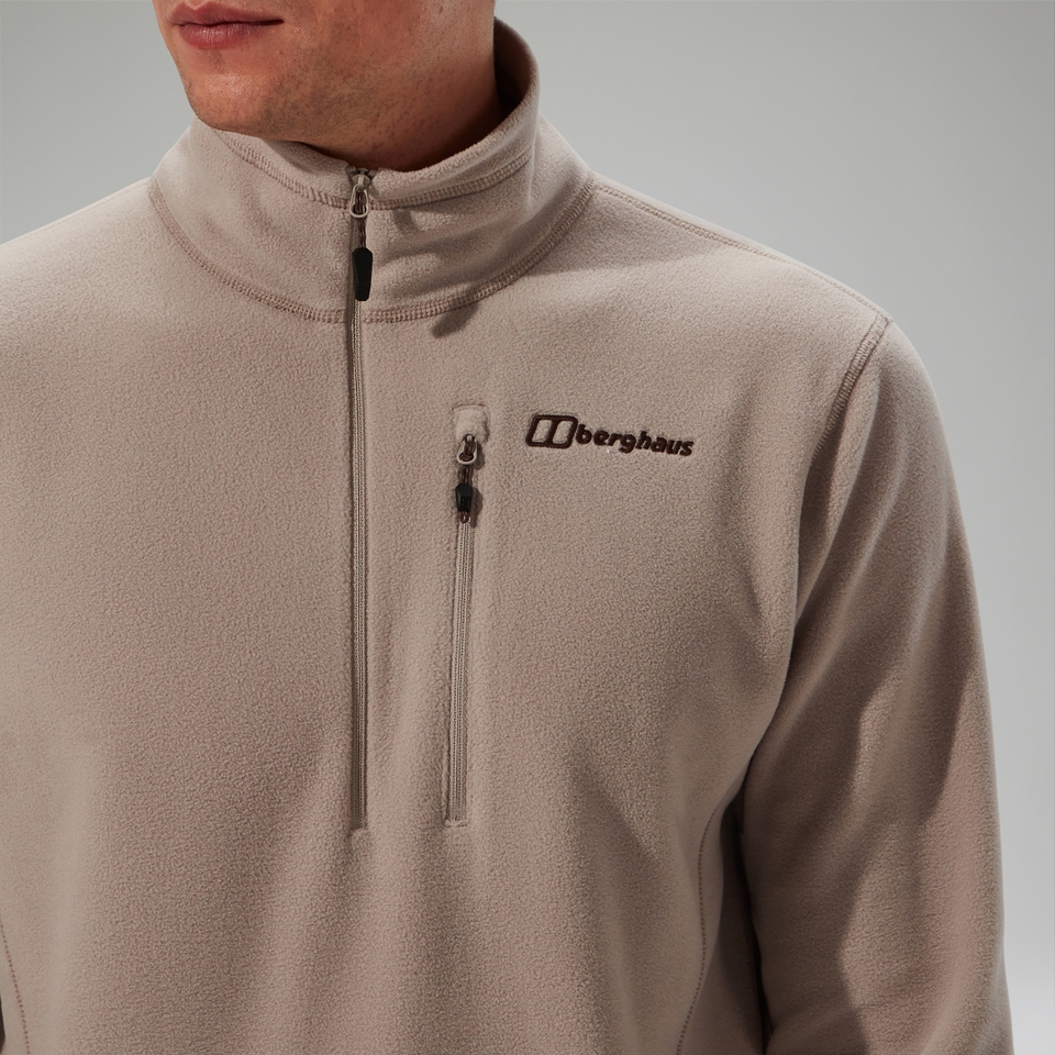 Men's Prism Micro Half Zip Polartec Fleece - Grey