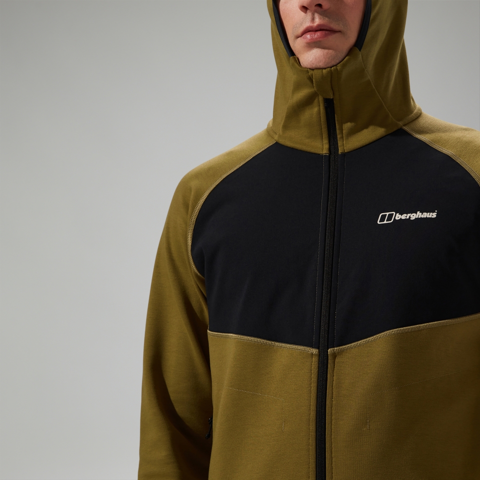 Men's Trawden Hybrid Jacket - Green/Black