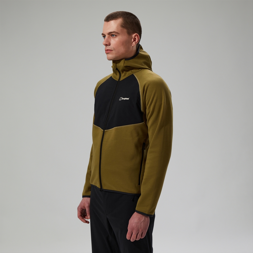 Men's Trawden Hybrid Jacket - Green/Black