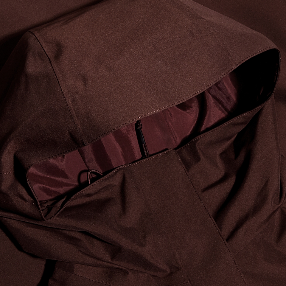 Women's Omeara Long Waterproof Jacket - Brown