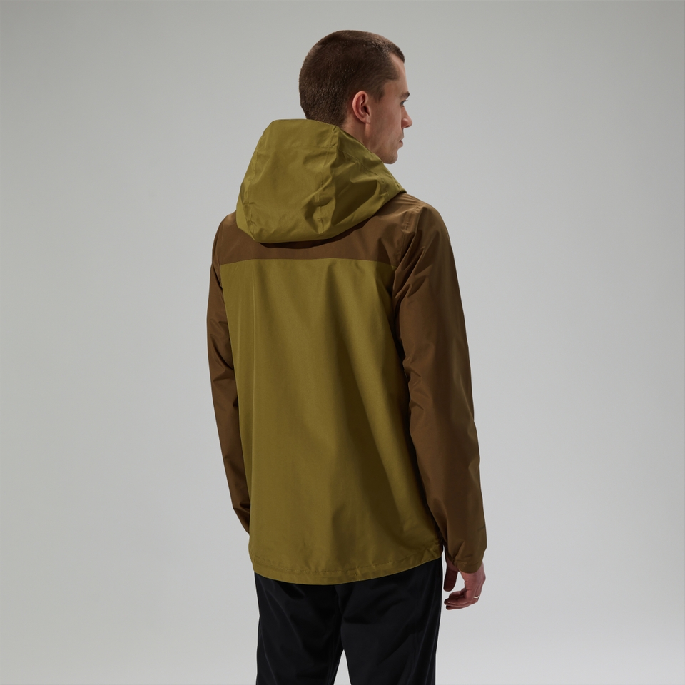 Wasserdichte Deluge Pro 3.0 Herren-Jacke - Grün/Braun