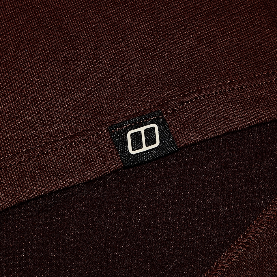 Halb-Zip Ivyhill Herren-Top - Braun