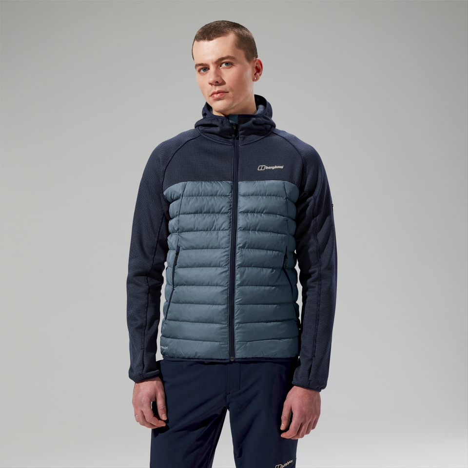 Men's URB Pravitale Hybrid Synthetic Insulated Jacket - Blue