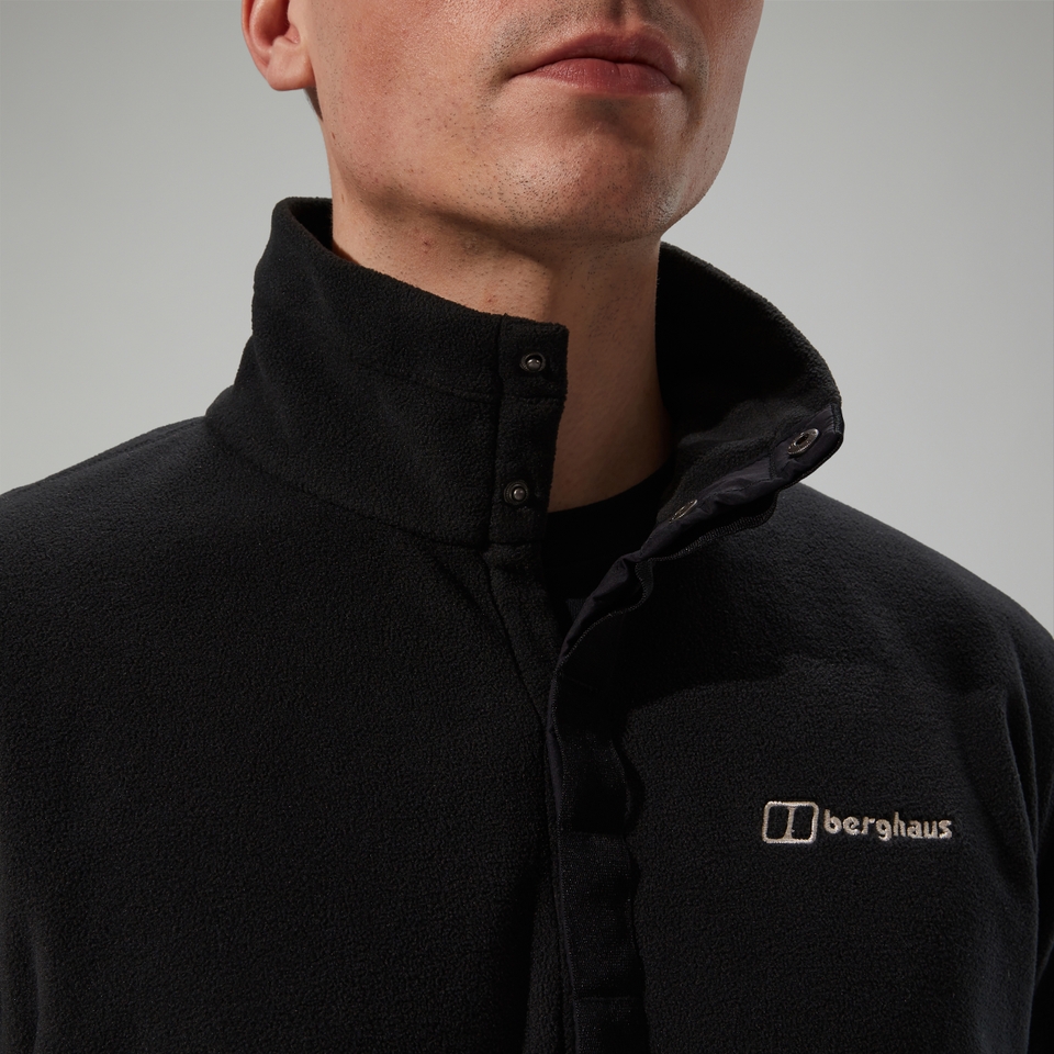 Men's Felltop Snap Fleece Pullover - Black