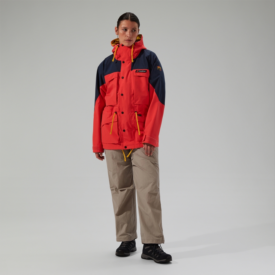 Unisex Mera Peak 2000 Waterproof Jacket - Red/Blue