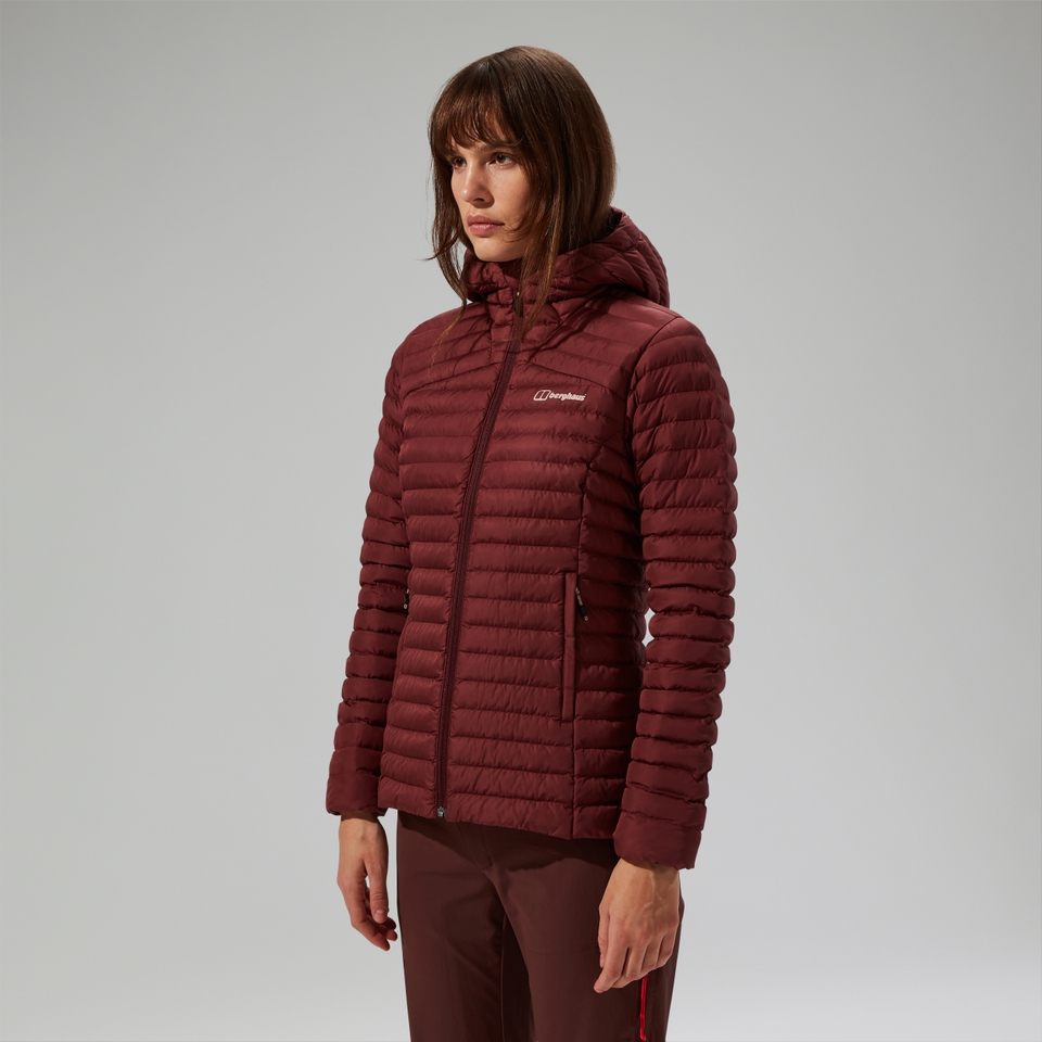 Nula Micro Jacket Garnet für Damen - Rot