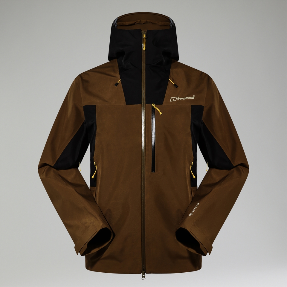 Wasserdichte Ridge-Seeker Herren-Jacke - Braun/Schwarz