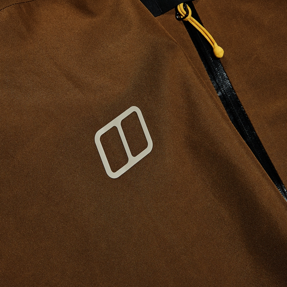 Men's Ridge-Seeker Waterproof Jacket - Brown/Black