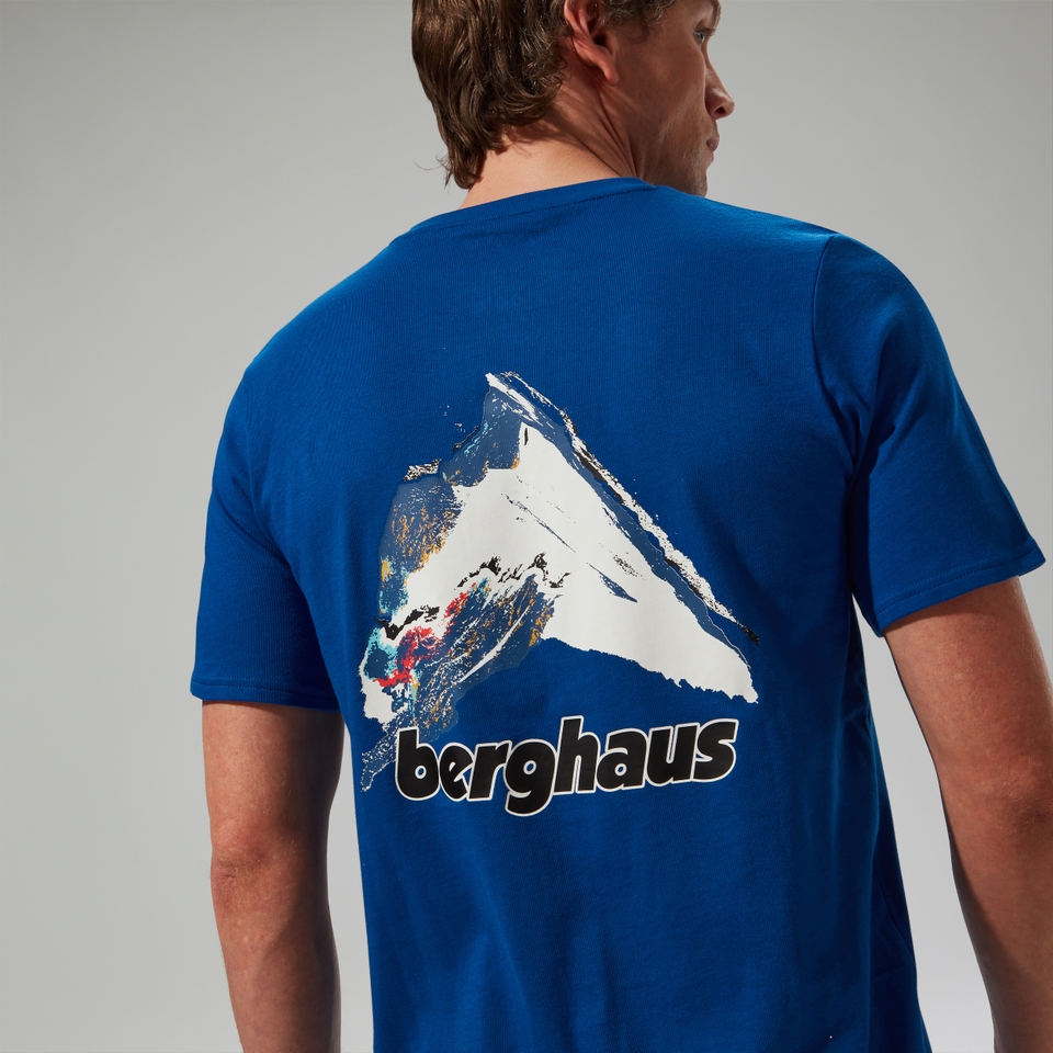 Men's Art Short Sleeve T-Shirt - Blue