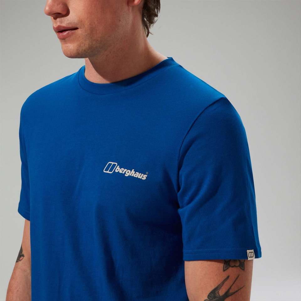 Men's Art Short Sleeve T-Shirt - Blue