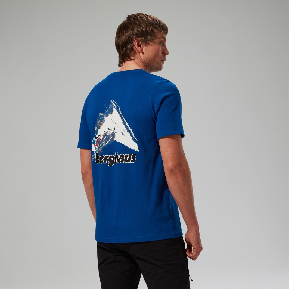 Men's Art Short Sleeve T-Shirt - Blue