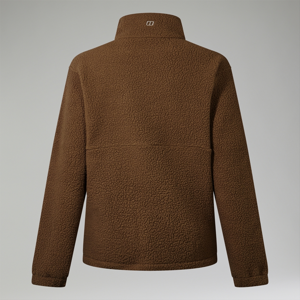 Women's Hawksker Half Zip Fleece - Brown