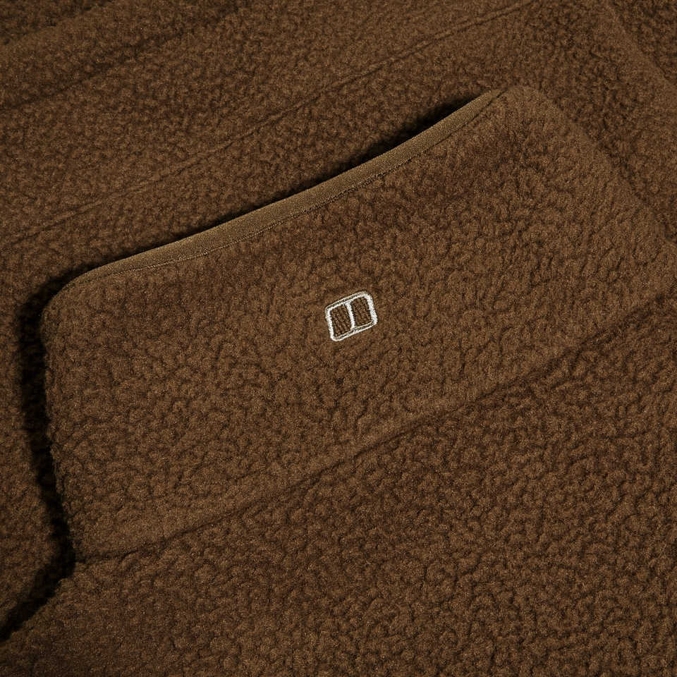 Women's Hawksker Half Zip Fleece - Brown