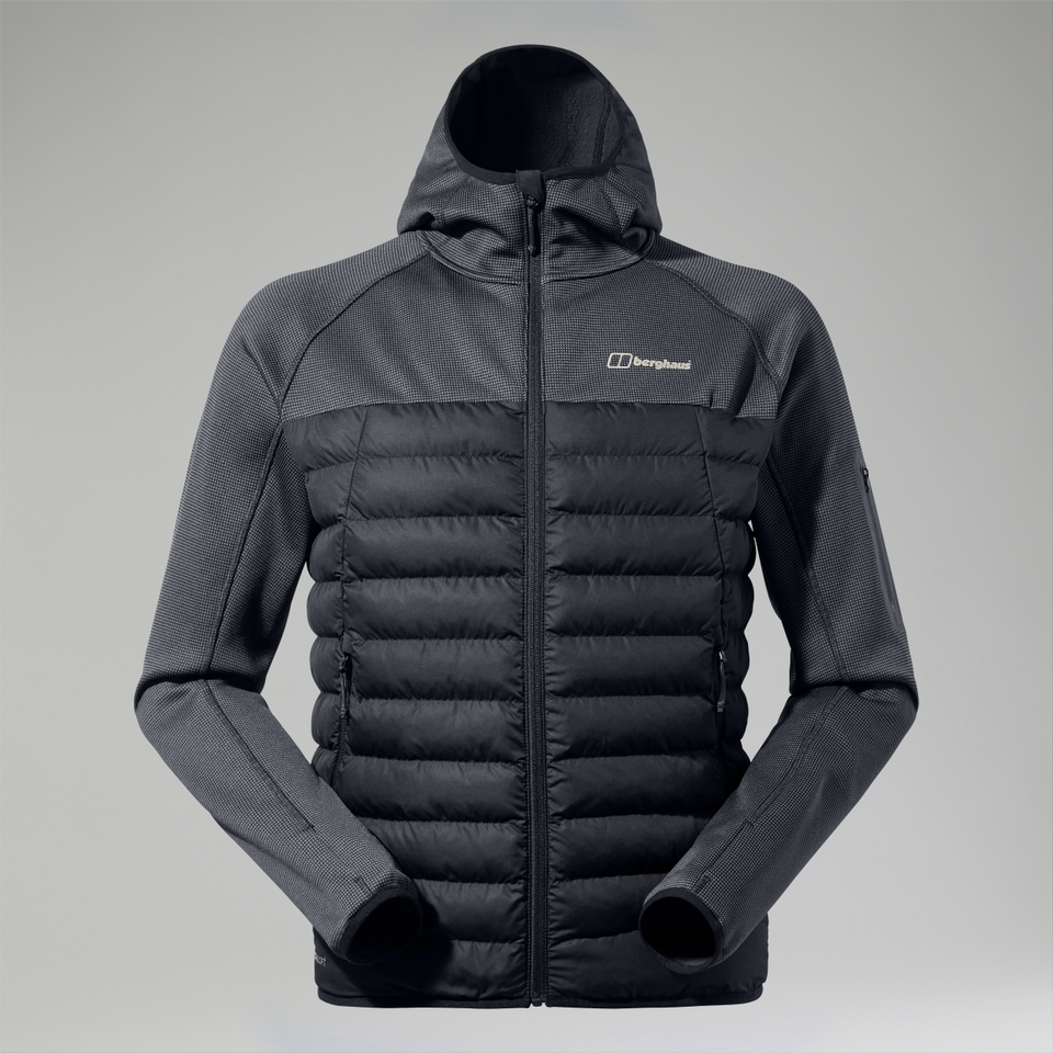 Men's URB Pravitale Hybrid Synthetic Insulated Jacket - Black/Grey
