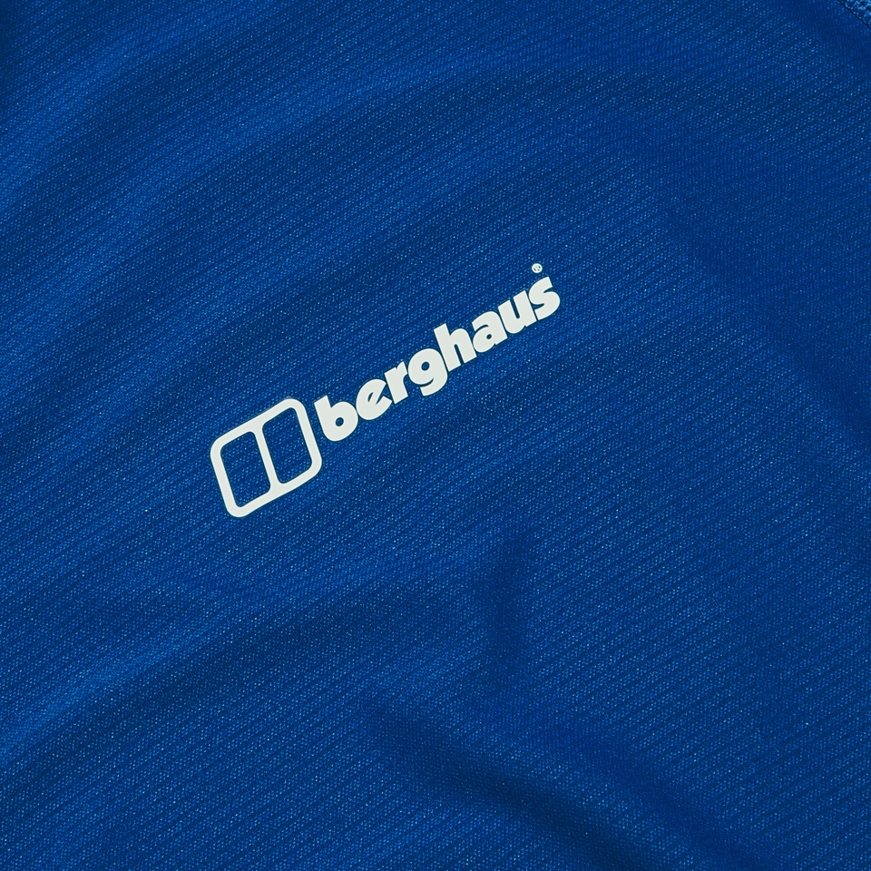 Men's 247 Crew Long Sleeve Tech Tee - Blue