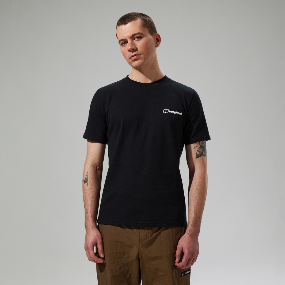 Mountain Art Herren-T-Shirt - Schwarz
