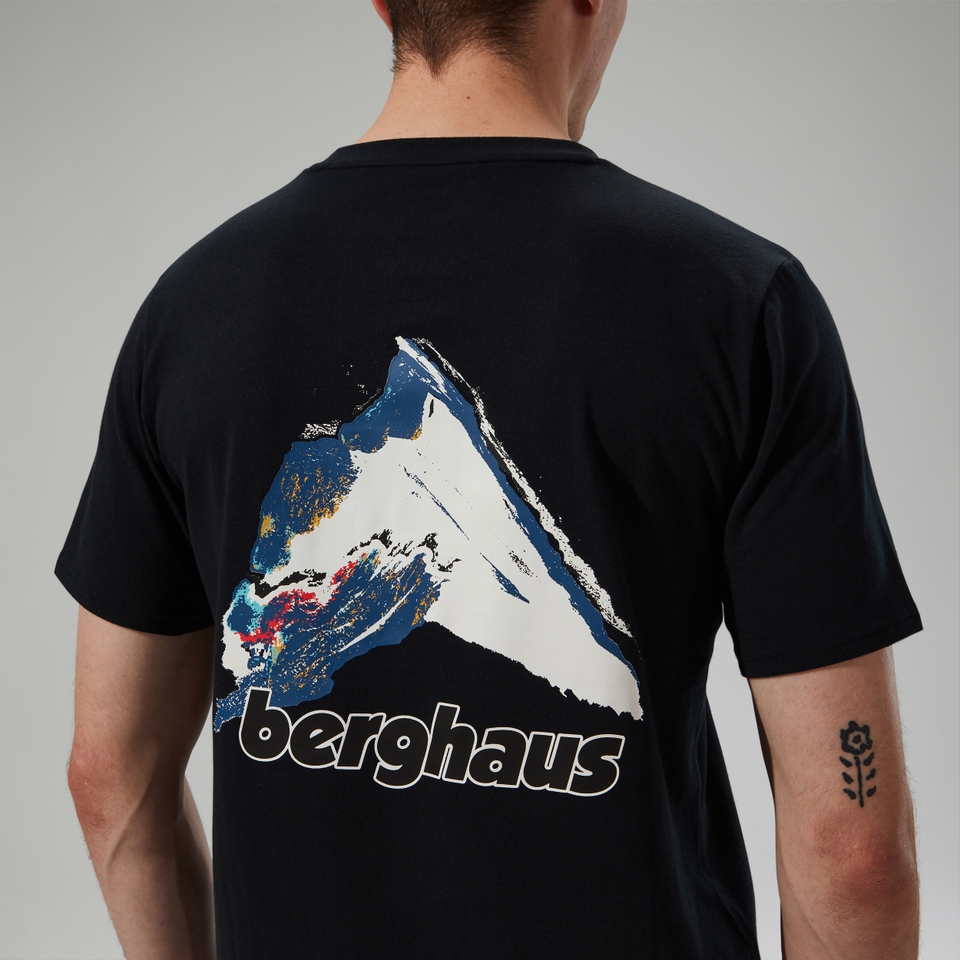 Mountain Art Herren-T-Shirt - Schwarz