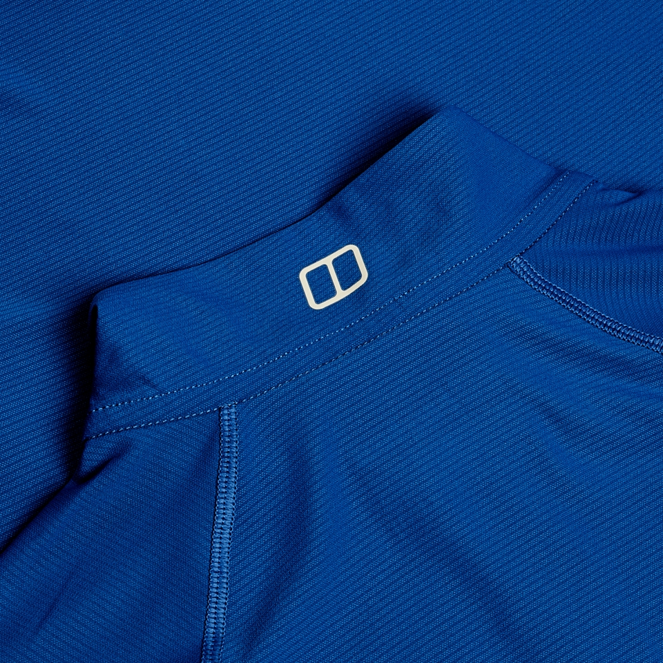 Women's 247 Half Zip Long Sleeve Tech Tee - Blue