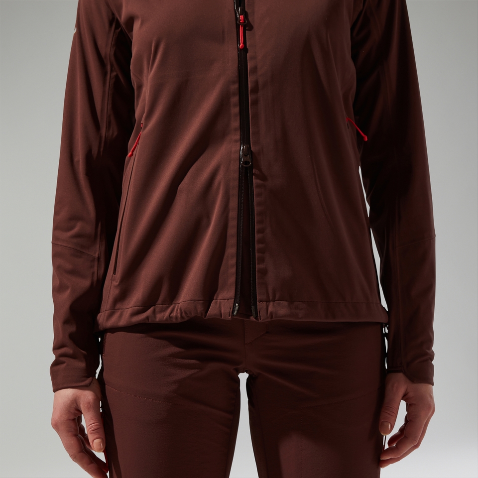 Women's Ridge-Roamer Softshell Jacket - Brown