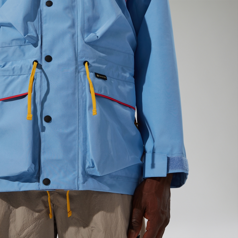 Wasserdichte Trango Gore-Tex Damen-Jacke - Blau