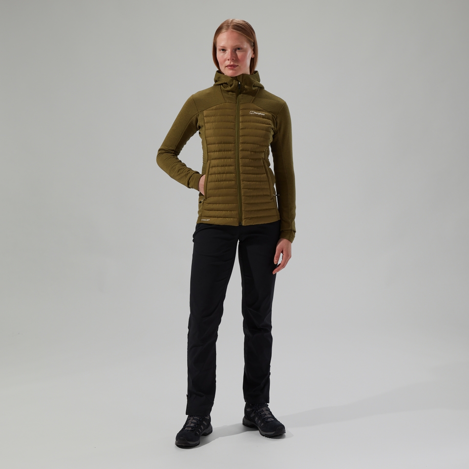 Women's Nula Hybrid Synthetic Insulated Jacket - Green