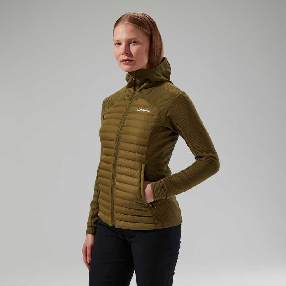 Women's Nula Hybrid Synthetic Insulated Jacket - Green