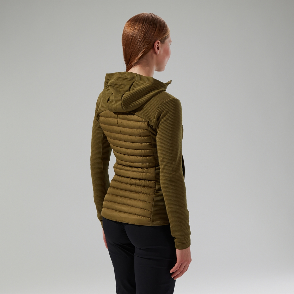 Women's Nula Hybrid Synthetic Insulated Jacket - Green