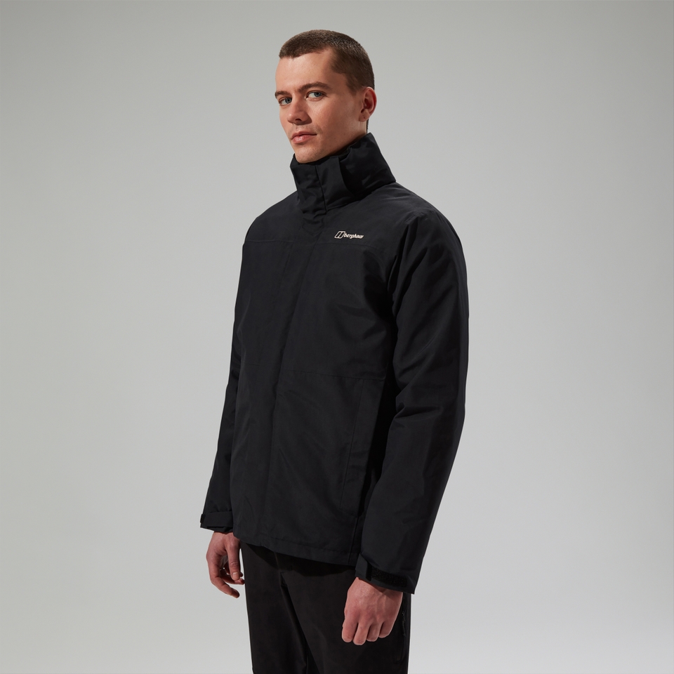 Wasserdichte Hillwalker 2.0 Gemini Herren 3in1-Jacke - Schwarz