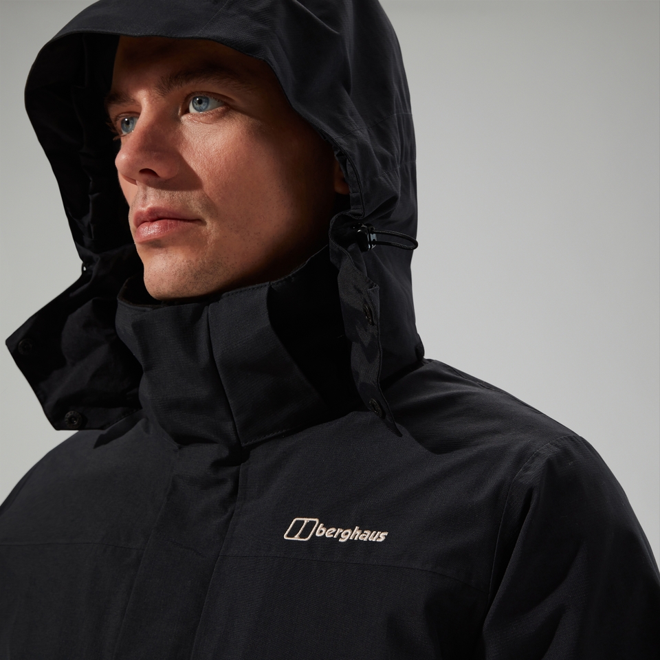 Wasserdichte Hillwalker 2.0 Gemini Herren 3in1-Jacke - Schwarz