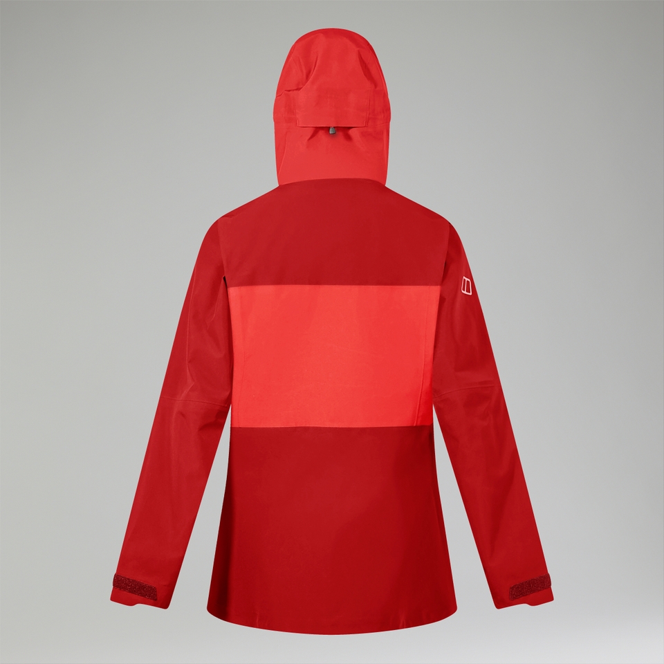 Women's Ridge-Seeker Waterproof Jacket - Red