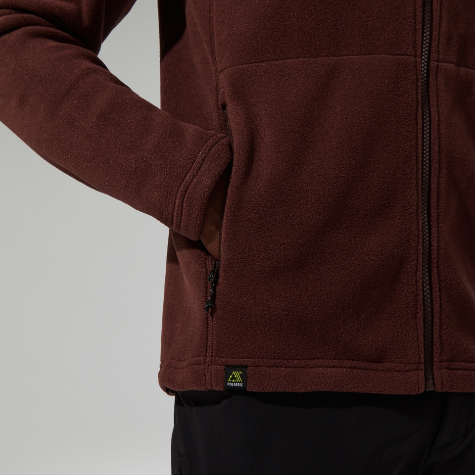 Men's Prism InterActive Polartec Fleece Jacket - Brown