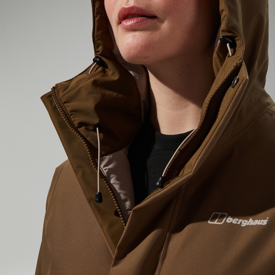 Women's Hinderwick Waterproof Jacket - Brown