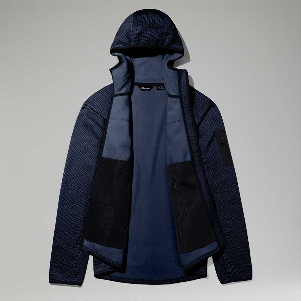 Kapuzen-Fleece Pravitale MTN 2.0 Herren-Jacke - Blau