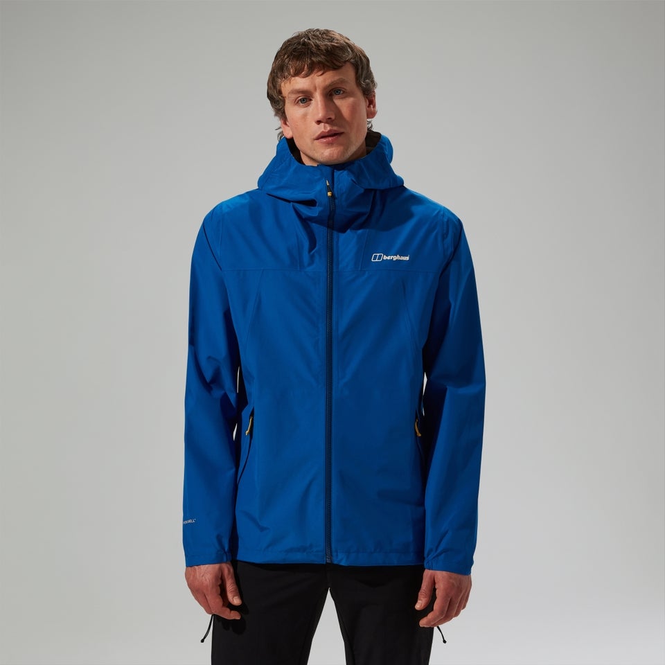 Men s Deluge Pro 3 0 Waterproof Jacket Blue Berghaus Men s Deluge Pro 3 0 Waterproof Jacket Blue Berghaus