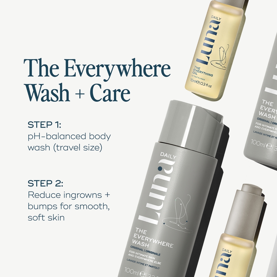 Luna Daily The Everywhere Wash + Care Kit (100ml+10ml)