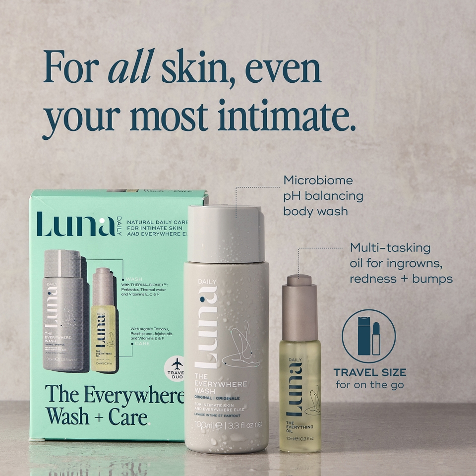 Luna Daily The Everywhere Wash + Care Kit (100ml+10ml)